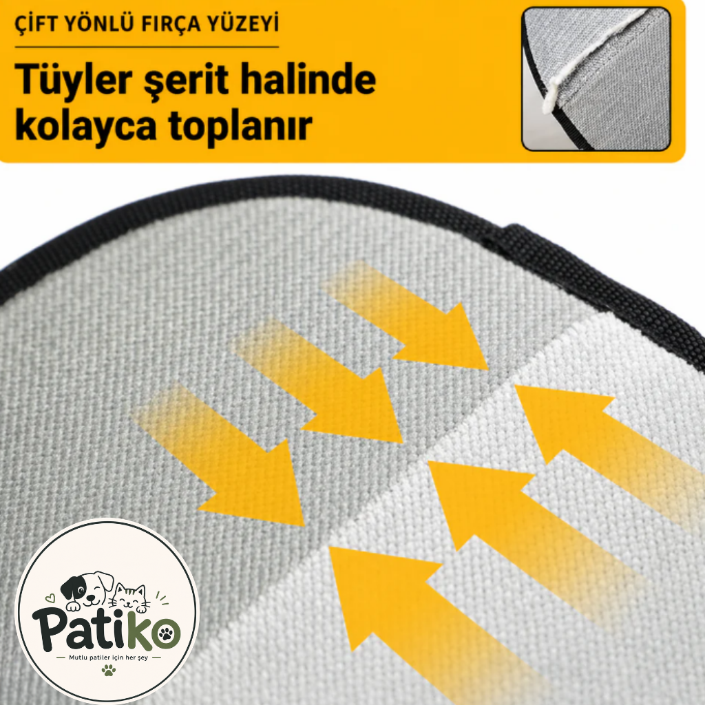 Patiko Tüy Toplayıcı Eldiven- Kedi & Köpek Tüyü Temizleyici